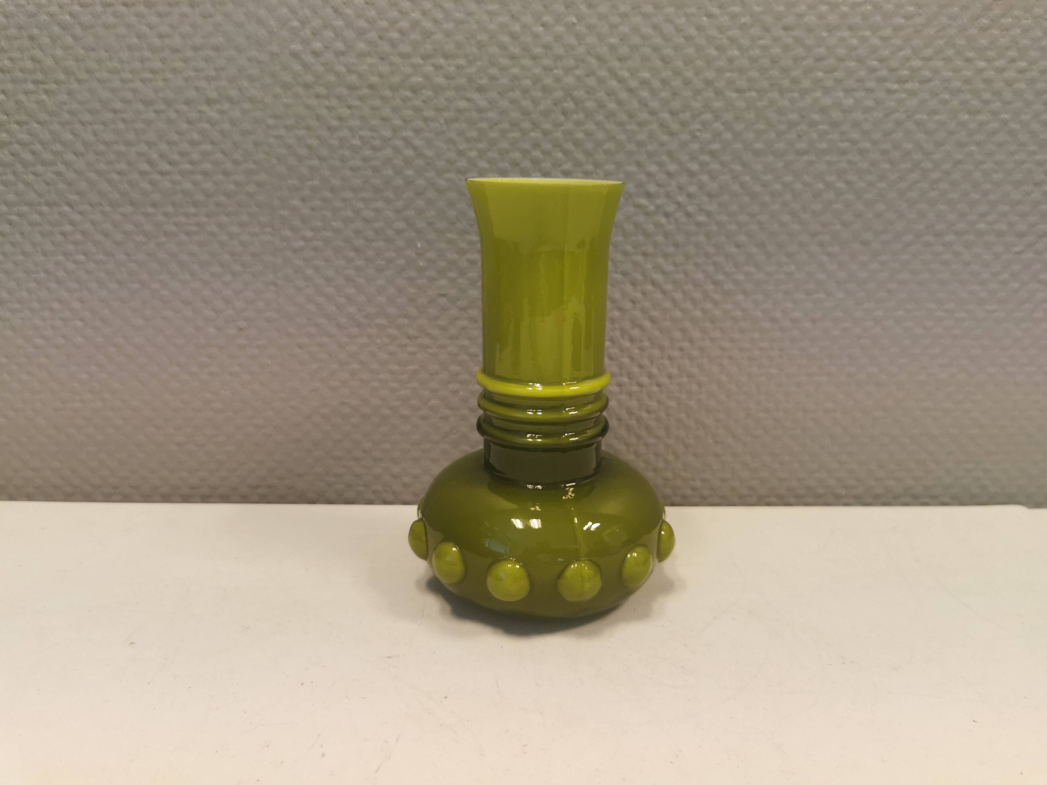 Vase de la verrerie suédoise flygsfors.