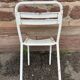 2 chaises Tolix T2 Xavier Pauchard French bistrot chairs Paris Terrasse jardin 50s