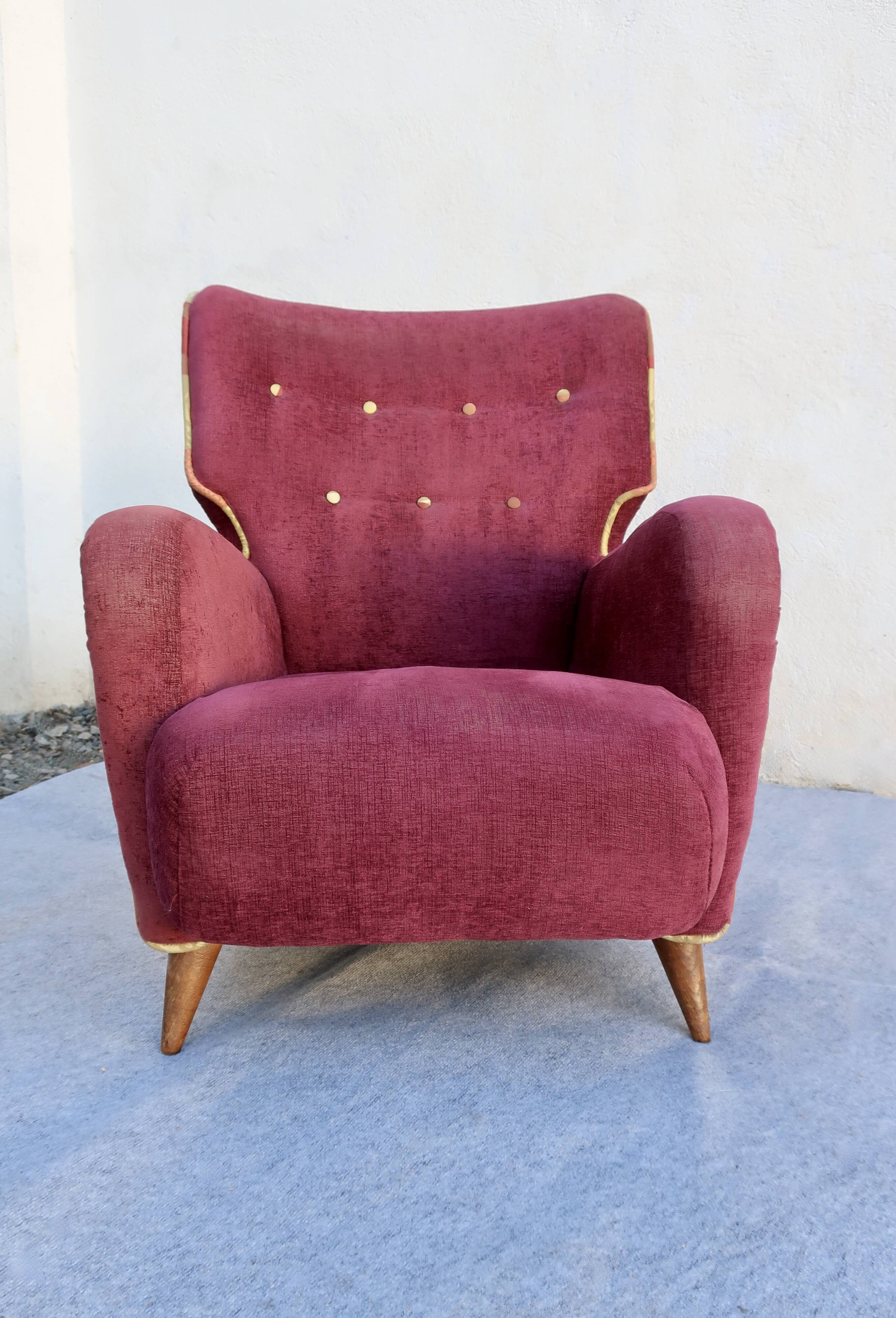 "Calysse" armchair Design by Henri Caillon for Erton, France, 1956