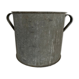 Vintage Galvanised Planter