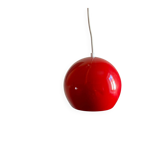 Vintage 70s red ball chandelier