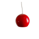 Vintage 70s red ball chandelier