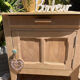 Parisian buffet (jam cupboard) in raw beech / drawer.