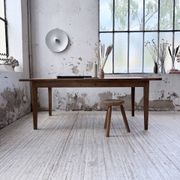 Farm table pitch pine 2 x 1 m from the 1950s