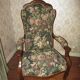 Two Voltaire armchairs