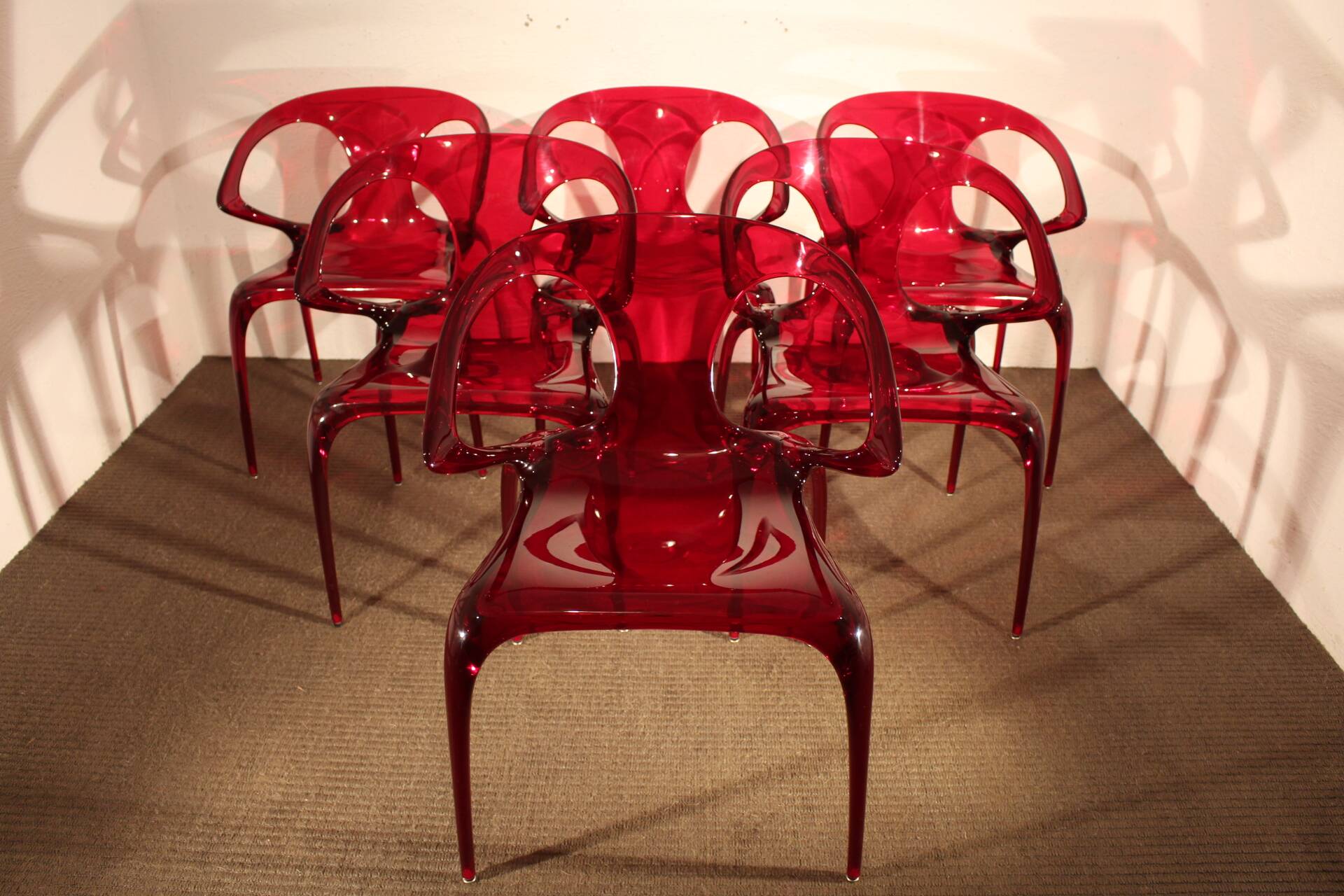 Set of 6 Roche Bobois chairs