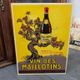 Old advertising of Bistrot - Advertising poster Vin des Maillotins