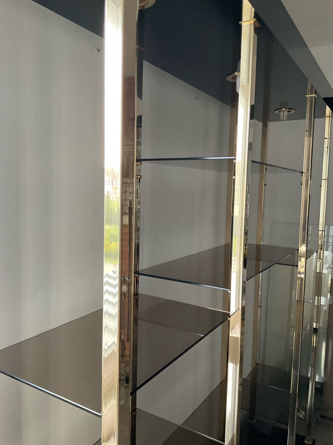 Belgo chrom shelf from the 70s and 80s