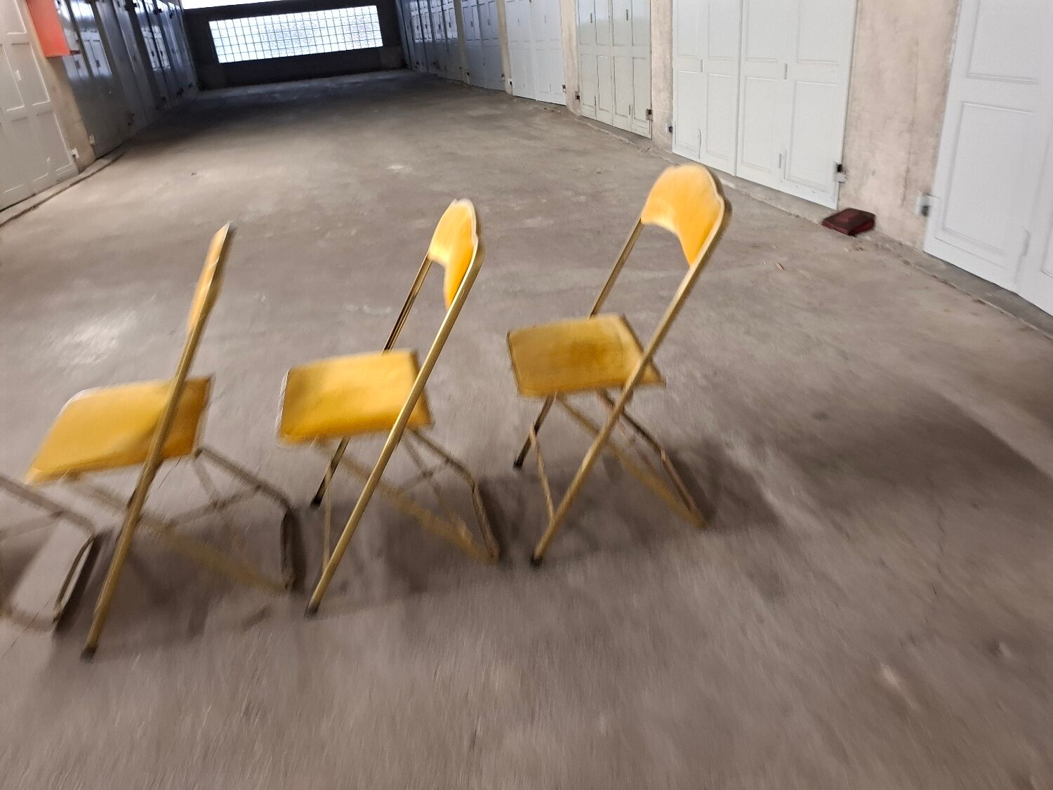 6 vintage opera folding chairs