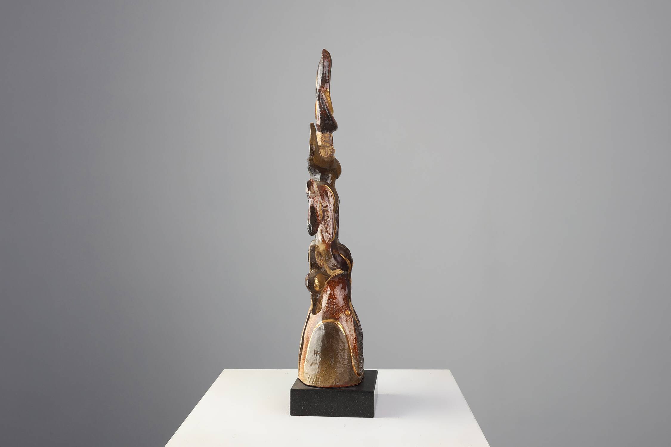 Totem signed and numbered by Elisabeth Vandeweghe for Perignem, Belgium, 19