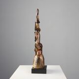 Totem signed and numbered by Elisabeth Vandeweghe for Perignem, Belgium, 19