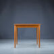 Table d’appoint extensible et réversible en teck danois modèle 28 par Poul Hundevad pour Hundevad & Co., années 1960