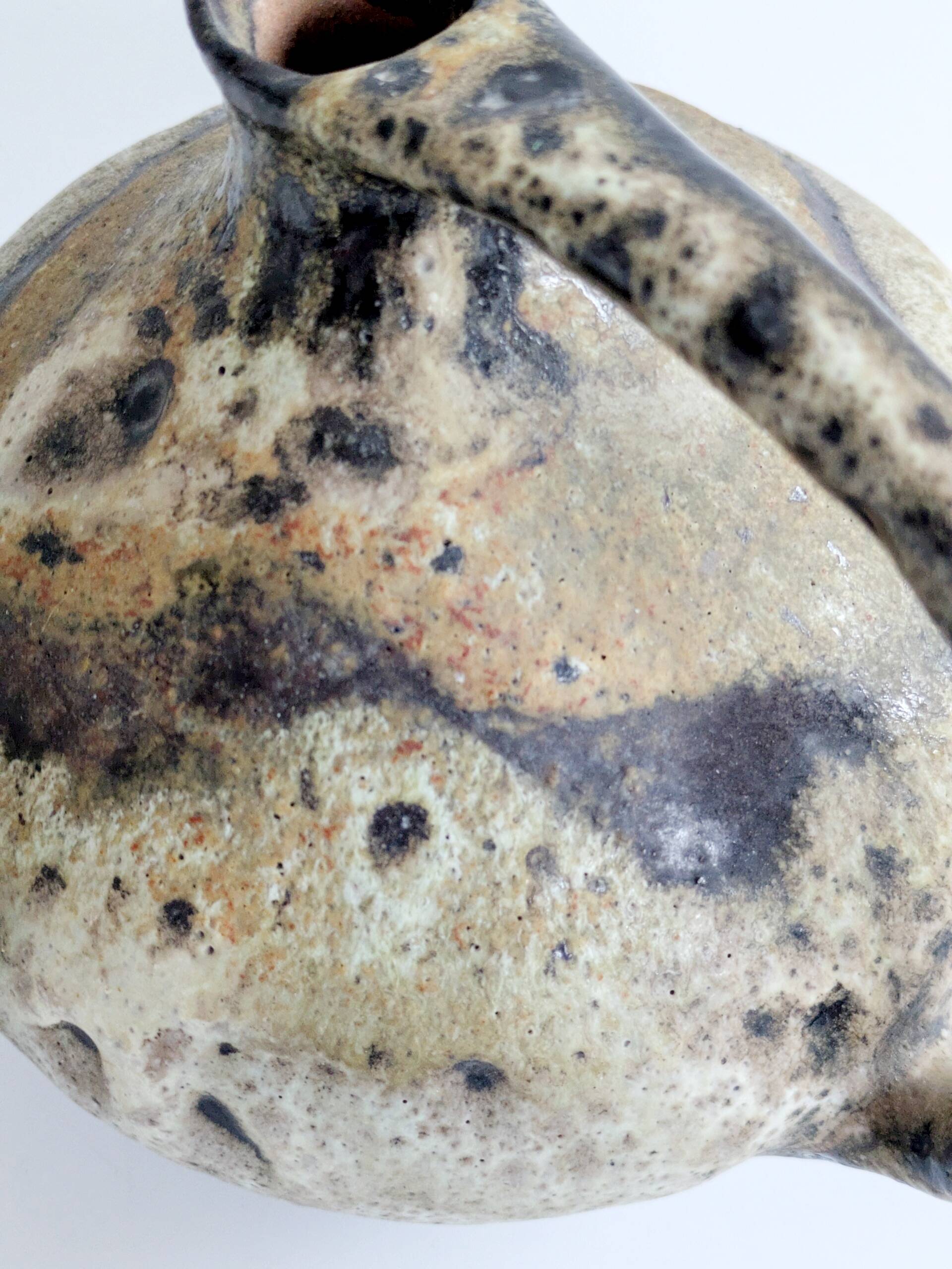 Ruscha Fat Lava vase 313 ceramic Germany 1960s