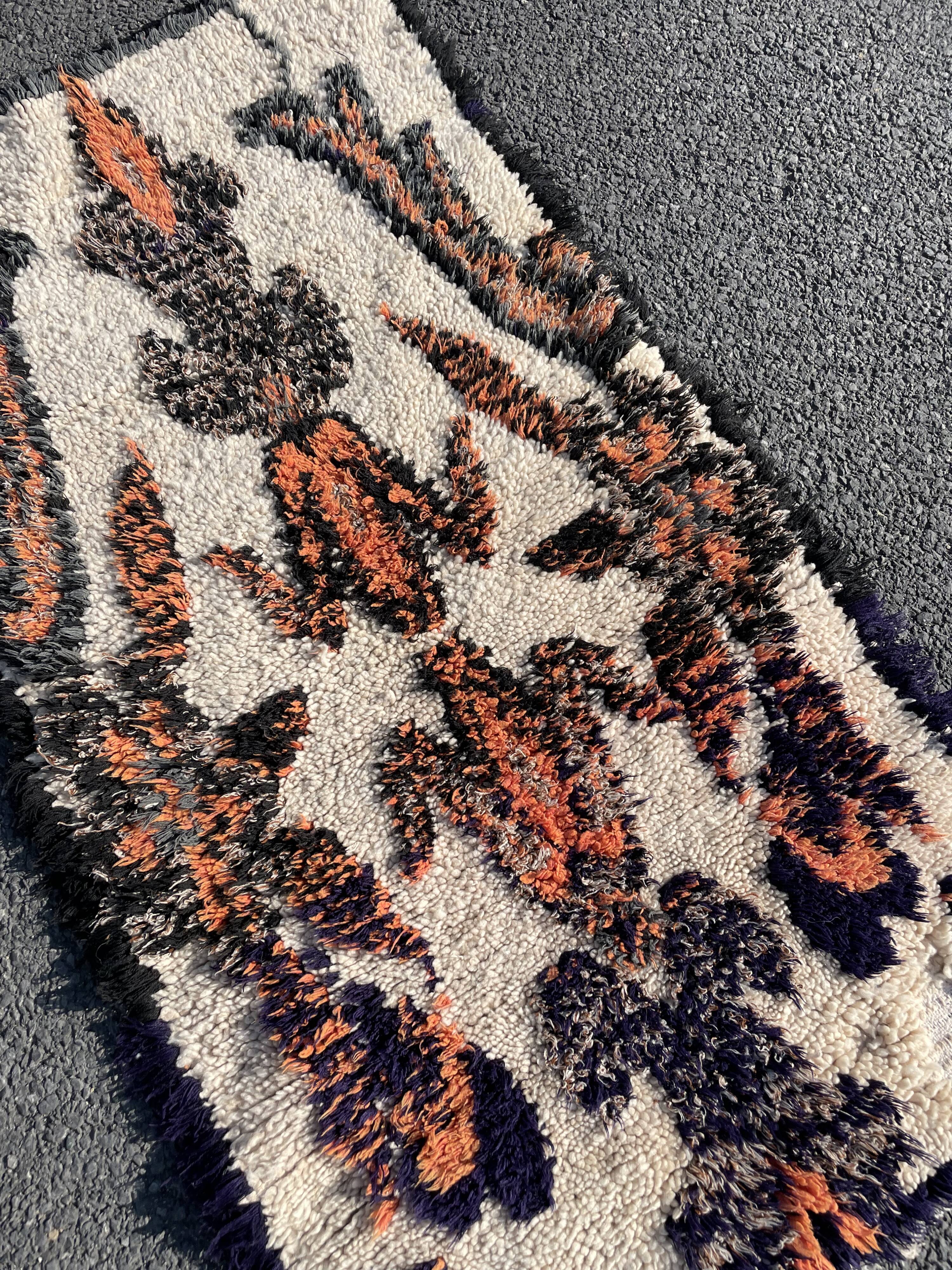 Azilal carpet from morocco 75x145 cm