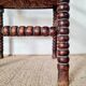 1950s turned wooden corner chair