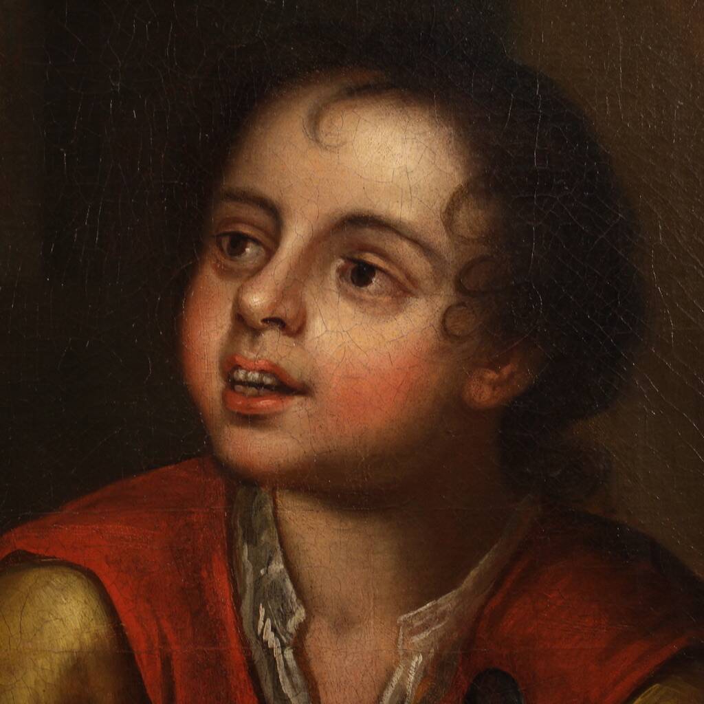 Great 18th century genre scene painting