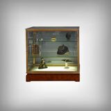 Display Cabinet in Brass and Elm – 1950
