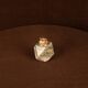 Italian Geometric Green Onyx and Brass Table Lighter, 1970