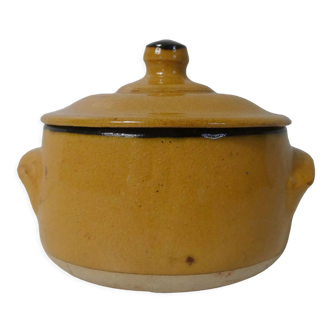 Glazed ceramic pot