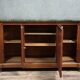 Louis XVI style mahogany and burl wood sideboard, 19th century