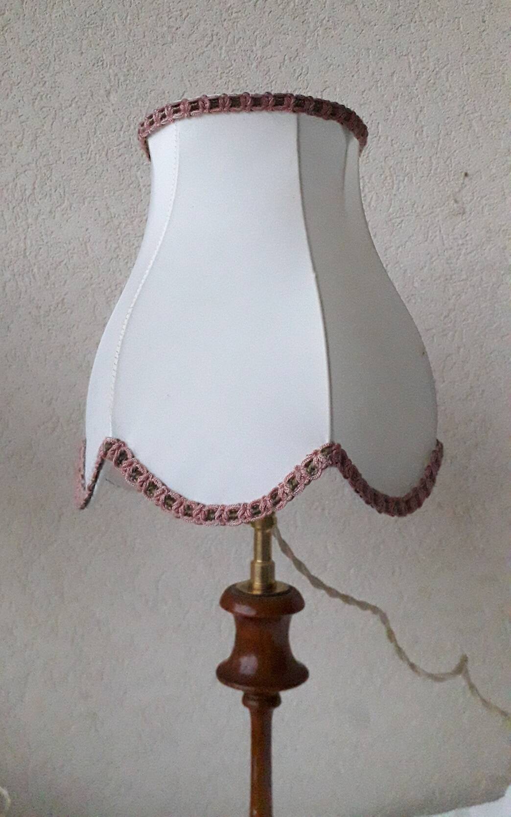 Paire de lampes bois