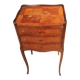 Flower marquetry bedside table in Louis XV style