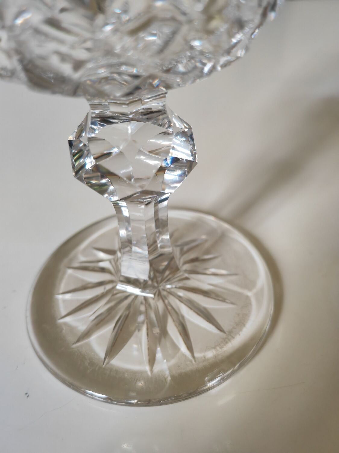 Saint Louis or Baccarat cut crystal glass