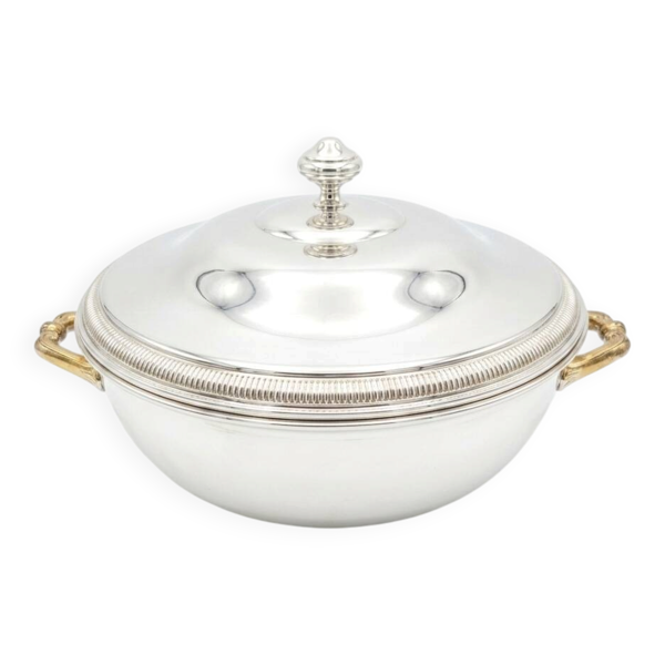 Soupière ou Légumier en Métal Argenté – Orfèvrerie de France