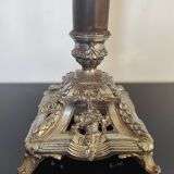 Green kerosene lamp