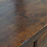 Early 18th century antique English oak chest of drawers with 5 drawers