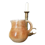 Glazed terracotta pitcher
