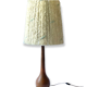 Mid-century earthenware table lamp, France 1950s