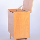 Restored Midcentury Hinged Storage Cabinet, Ash, Jitona Sobeslav, Czechia, 1950s