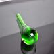 Green soliflor sommerso vase by seguso, murano, italy, 1970