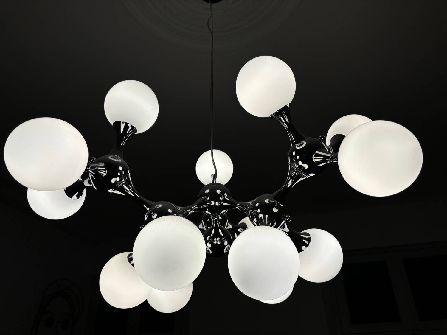 Ideal Lux 15 sphere chandelier