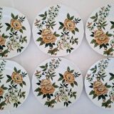 Porcelain Dinner Plates from Sologne, France