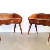 Paire de tables de nuit