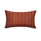 Housse de coussin Kachin bordeaux et orange (RIDA)