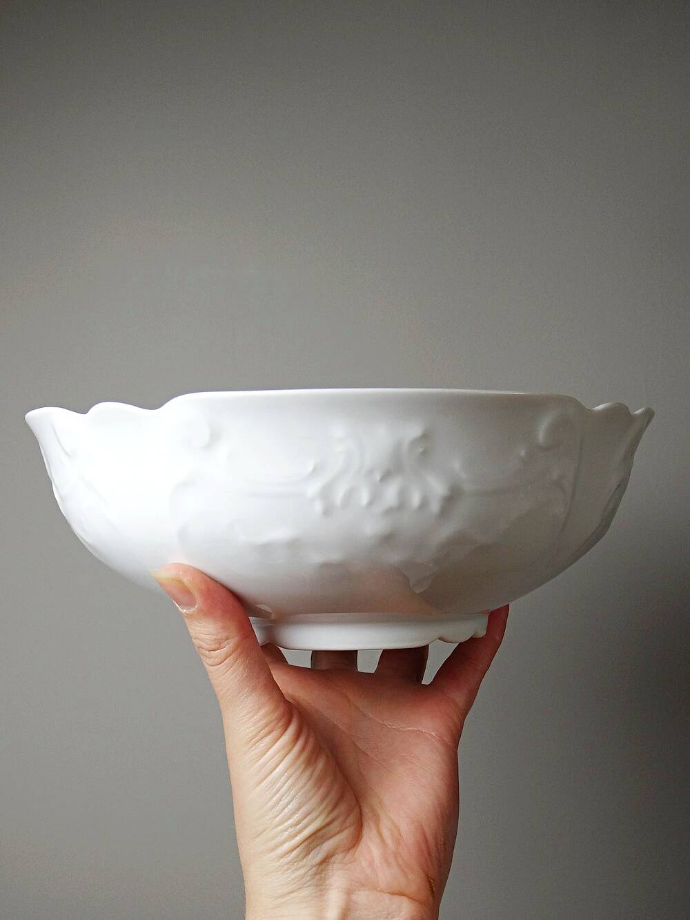 Dessert service Limoges L&Cie Lafarge 12 pieces white porcelain years