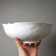 Dessert service Limoges L&Cie Lafarge 12 pieces white porcelain years