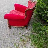 Fauteuil vintage style Louis XVI