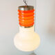Space age glass pendant light, 1960s