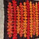 Large Vintage Scandinavian Space Age Wool Rug Circa 1970