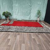 Traditional handmade pure wool Berber rug size 2/3 m