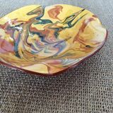 Glazed terracotta salad bowl