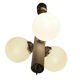 Suspension Sciolari balls in opaline mid century