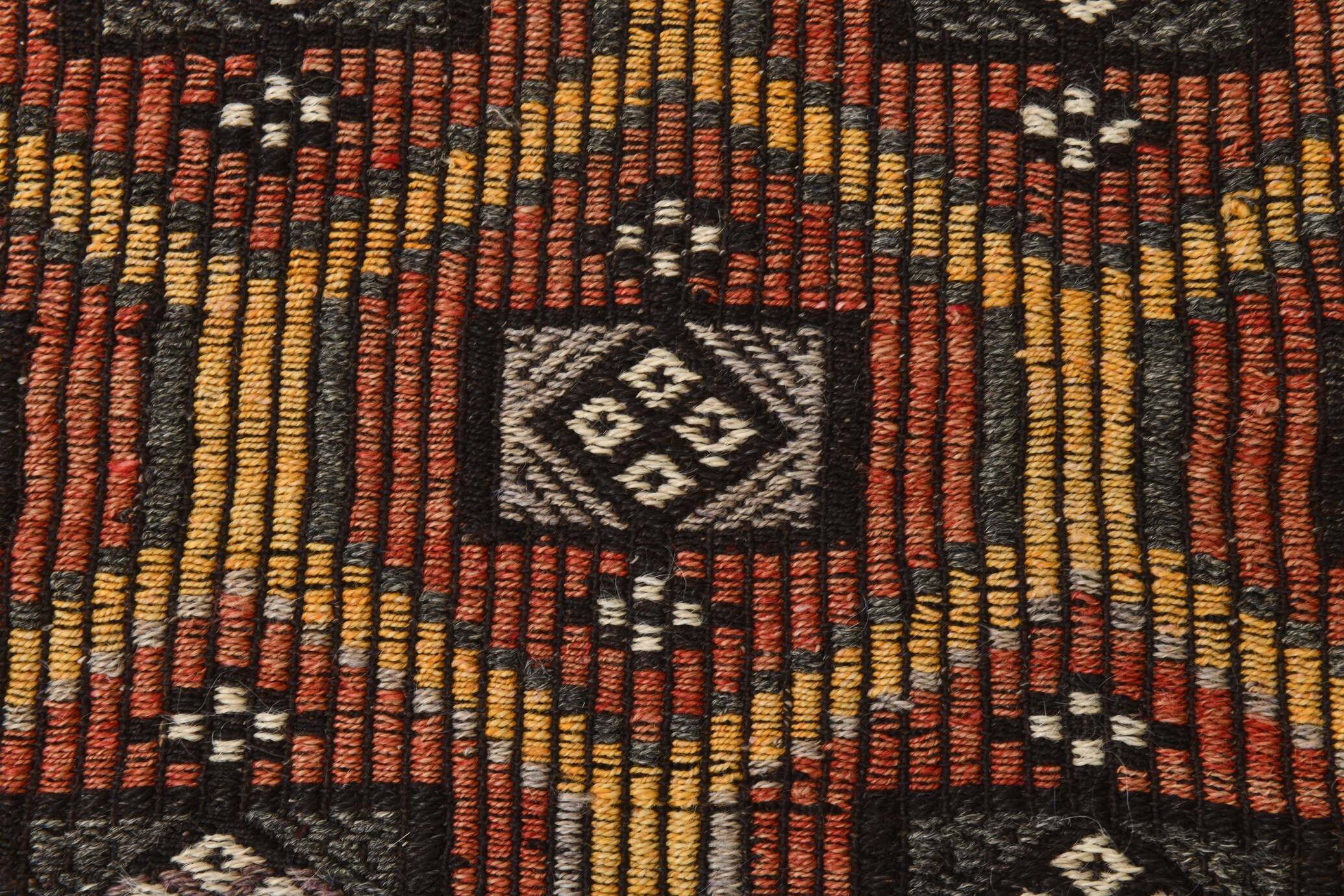 2x7 kilim handmade vintage distressed kilim runner, 61x214 cm