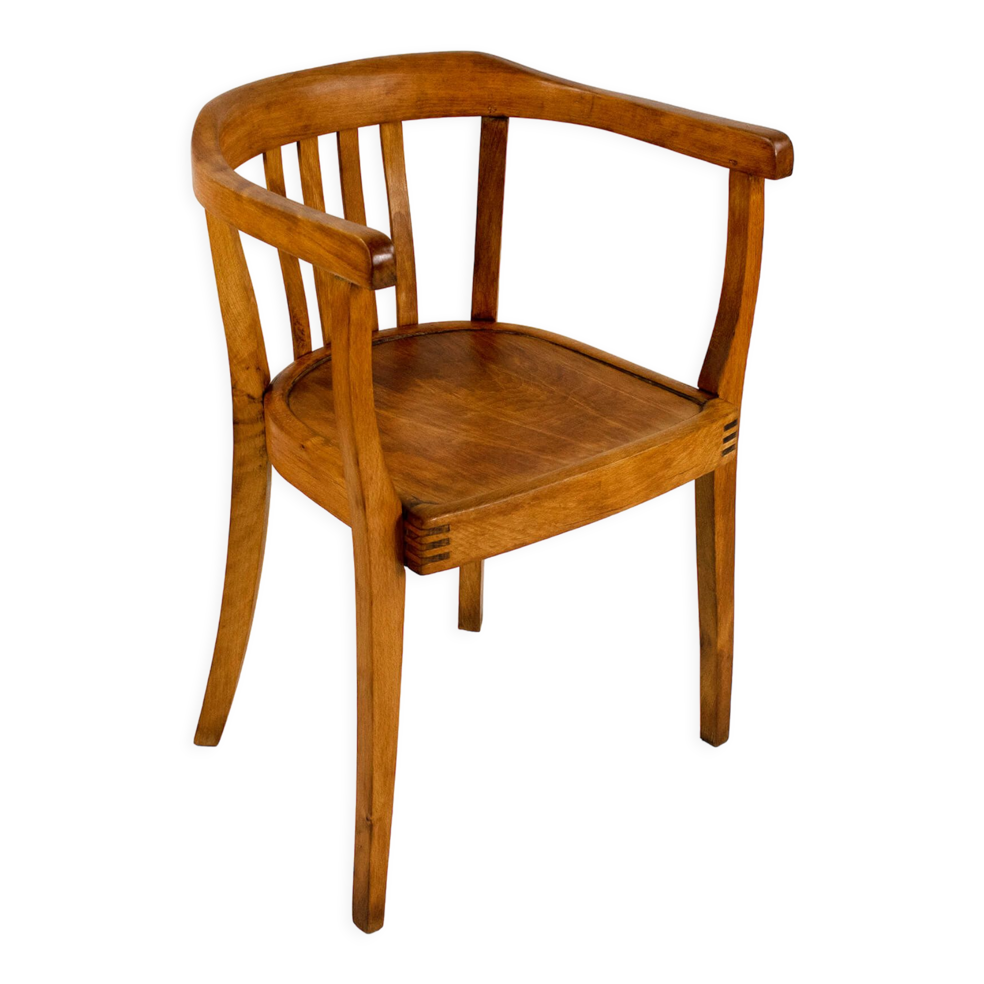 1940s Gropius chair solid beech wood oiled
