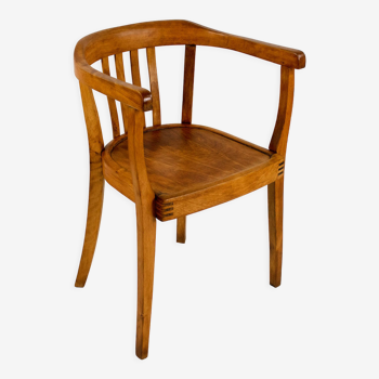 1940s Gropius chair solid beech wood oiled