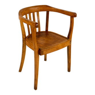 1940s Gropius chair solid beech wood oiled